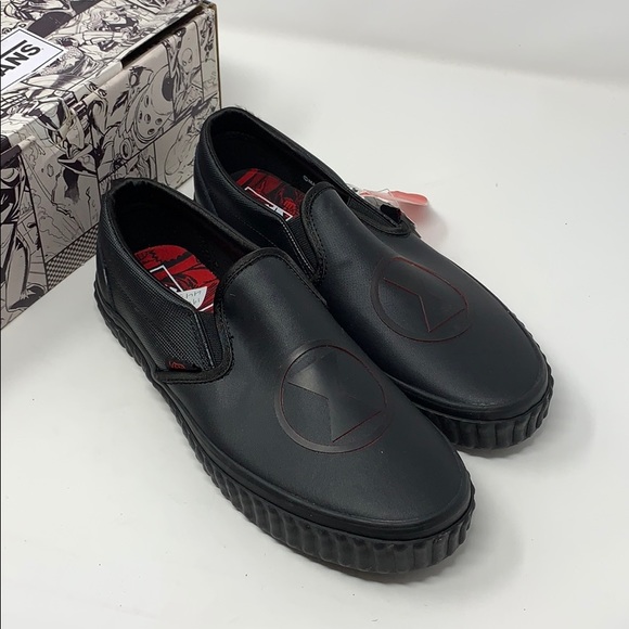 marvel vans black widow